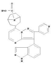 8-Azabicyclo[3.2.1]octane-8-carboxylic acid, 3-[3-(1H-indazol-4-yl)-2-(4-pyridinyl)pyrazolo[1,5-a]pyrimidin-7-yl]-, ethyl ester